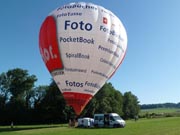 Ballonfahrten Bodensee, Aufbau und Abbau des Ballons