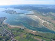 Konstanz und der Bodensee aus dem Heissluftballon